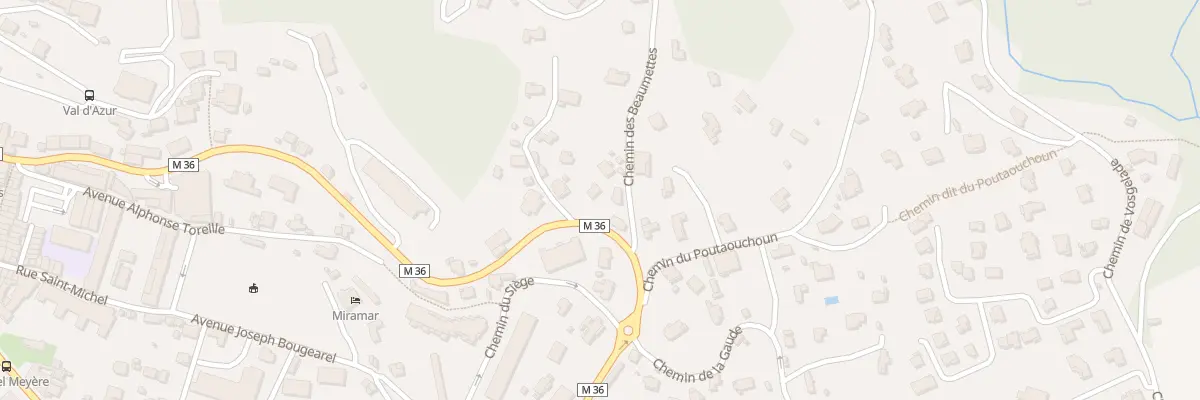 Plan du 597 Av Général Leclerc à Vence