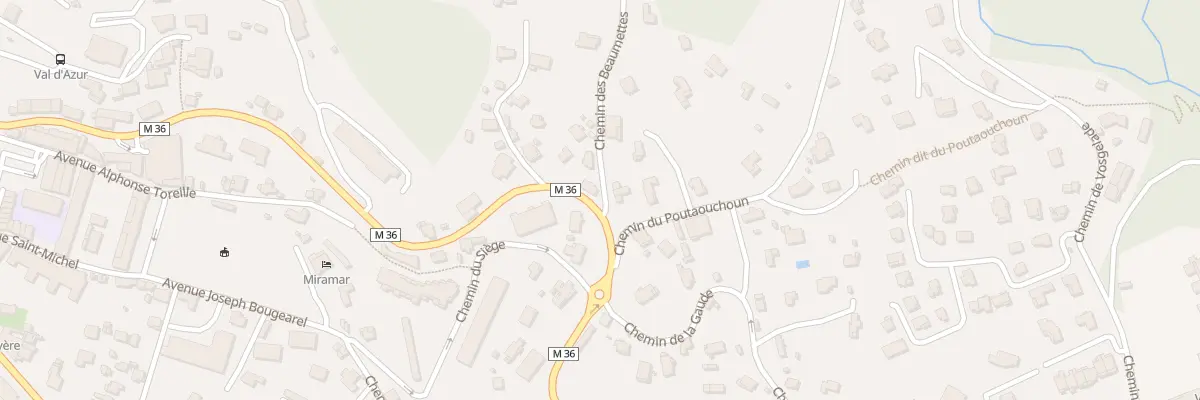 Plan du 621 Av Général Leclerc à Vence