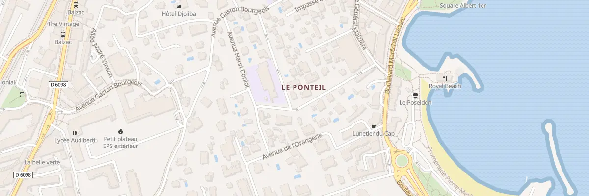 Plan du 12 Av Saint Donatien à Antibes