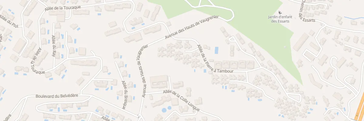 Plan du 16 All de la Pierre A Tambour Vau à Villeneuve-Loubet