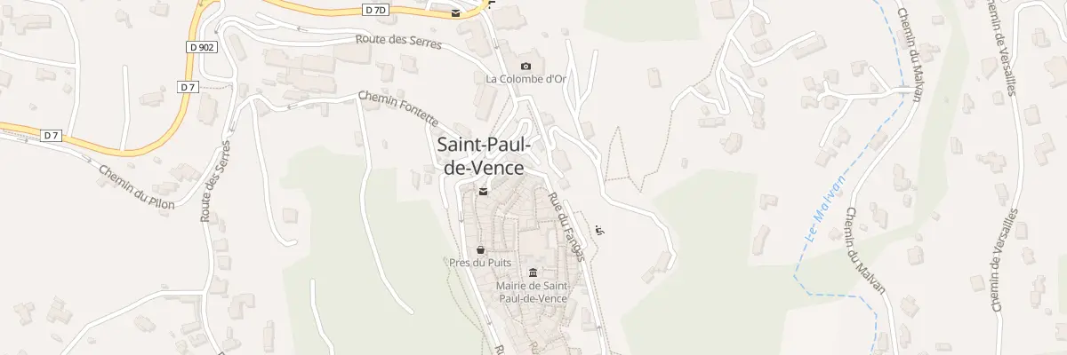 Plan du 5097 Saint Paul à Saint-Paul-de-Vence