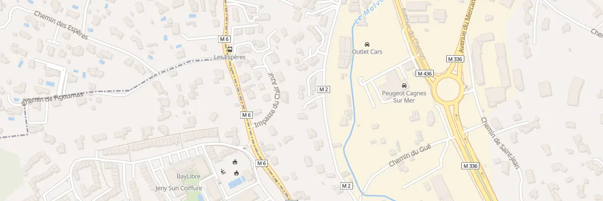 Plan du 43 Rue de la Grange Rimade à Cagnes-sur-Mer