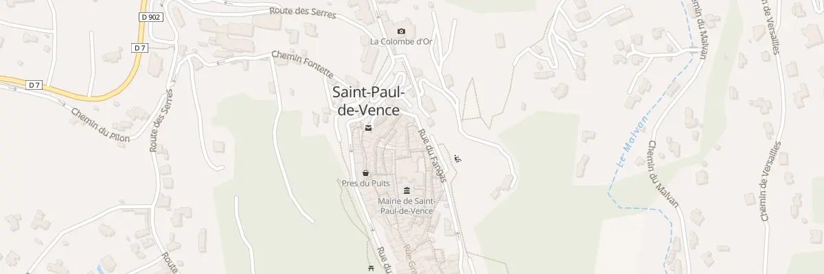 Plan du 7 Rue de Derriere l’Eglise à Saint-Paul-de-Vence