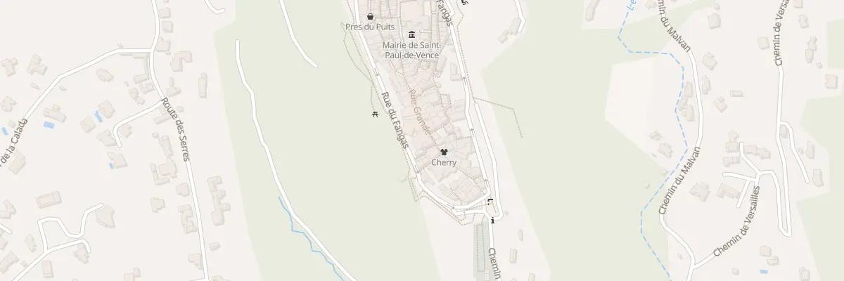 Plan du 5024 Saint Paul à Saint-Paul-de-Vence