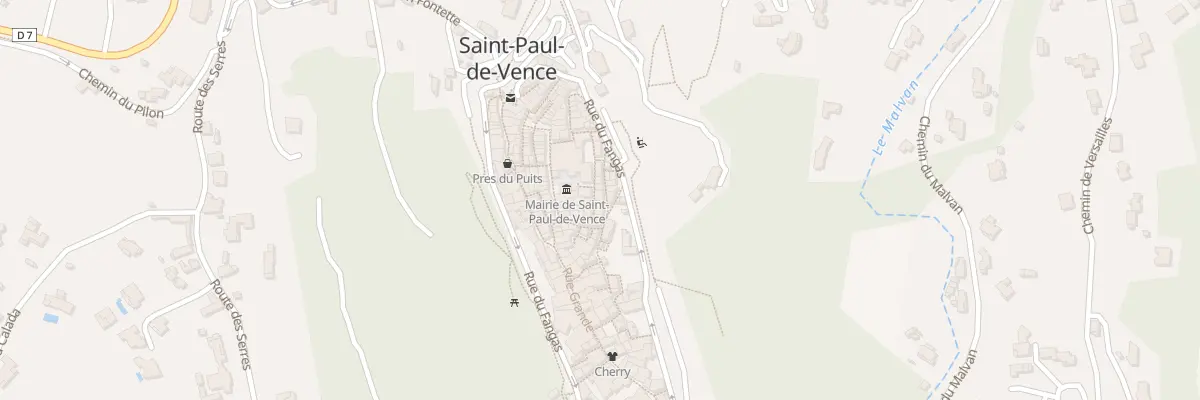 Plan du 8 Rue de l’Allée à Saint-Paul-de-Vence