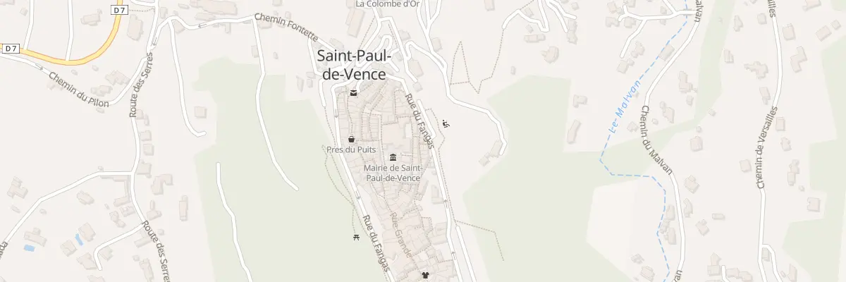 Plan du 5117 Saint Paul à Saint-Paul-de-Vence