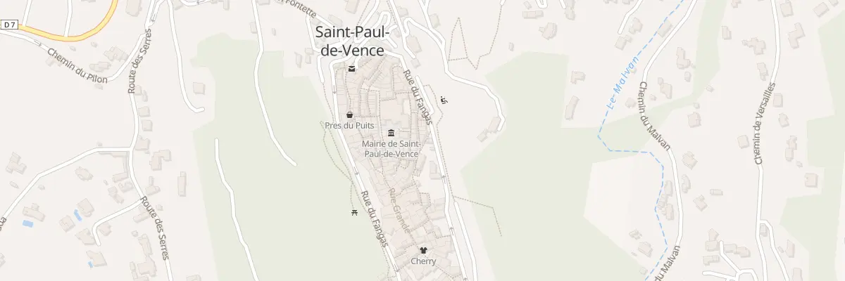 Plan du 9 Rue des Allees à Saint-Paul-de-Vence
