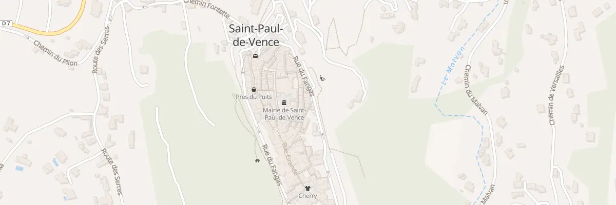 Plan du 5120 Saint Paul à Saint-Paul-de-Vence