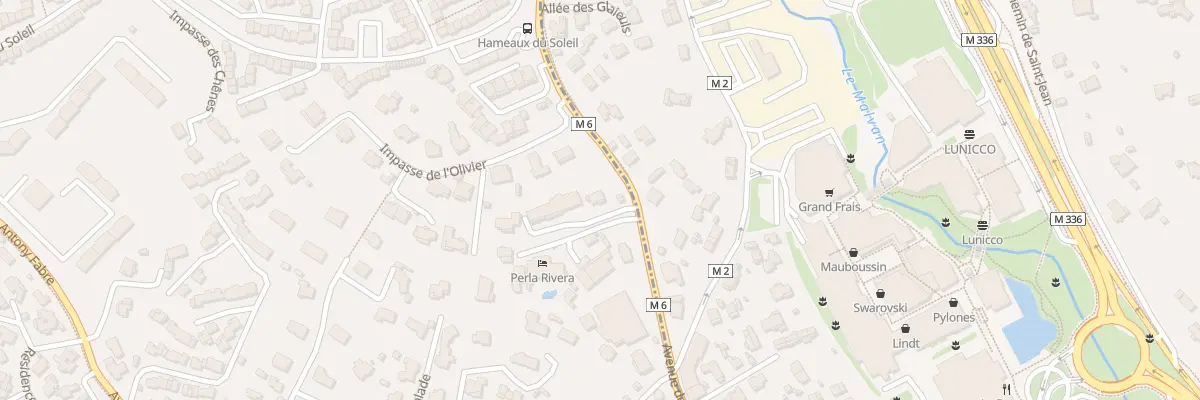 Plan du 377A Rte de la Colle à Villeneuve-Loubet