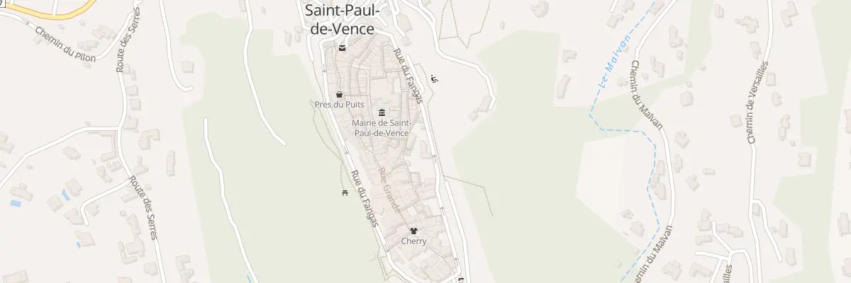 Plan du 12 Rue du Fangas à Saint-Paul-de-Vence