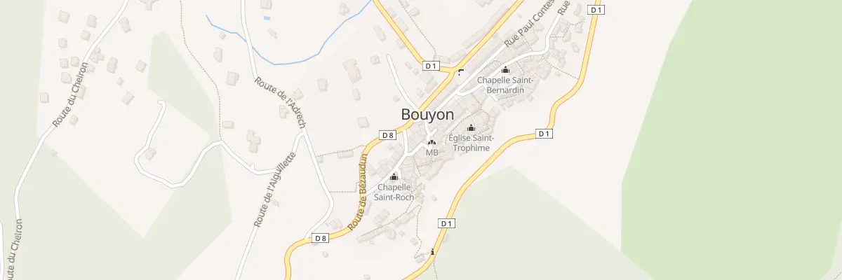 Plan du 6 Pl de la Fontaine à Bouyon