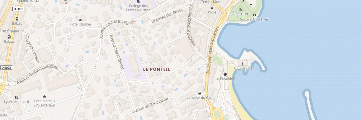 Plan du 4 Av Saint Donatien à Antibes