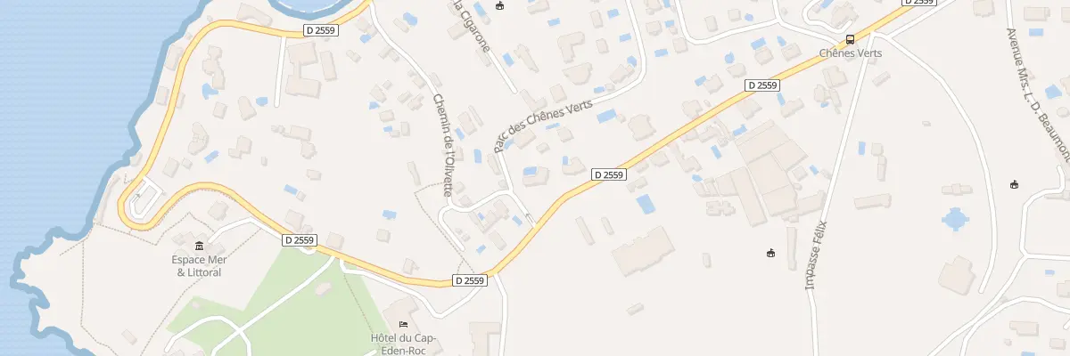 Plan du 7 Che de l’Olivette à Antibes