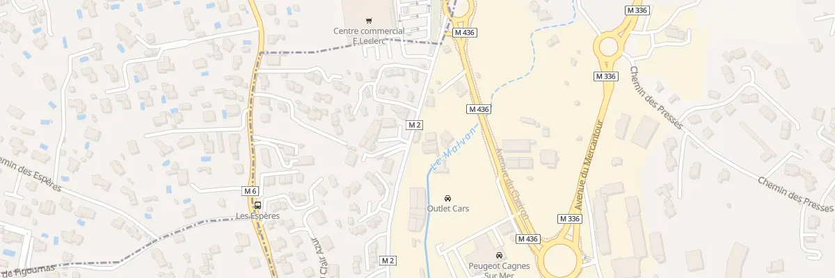 Plan du 62 Rue de la Grange Rimade à Cagnes-sur-Mer
