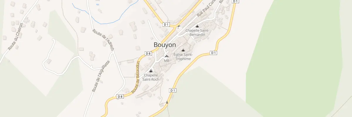 Plan du 14 Pl du Four à Bouyon