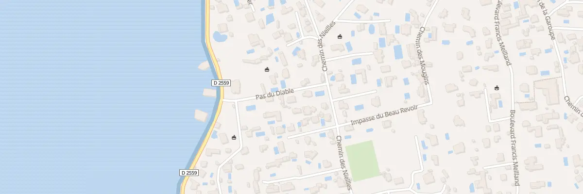 Plan du 9018 Tra Pas du Diable à Antibes