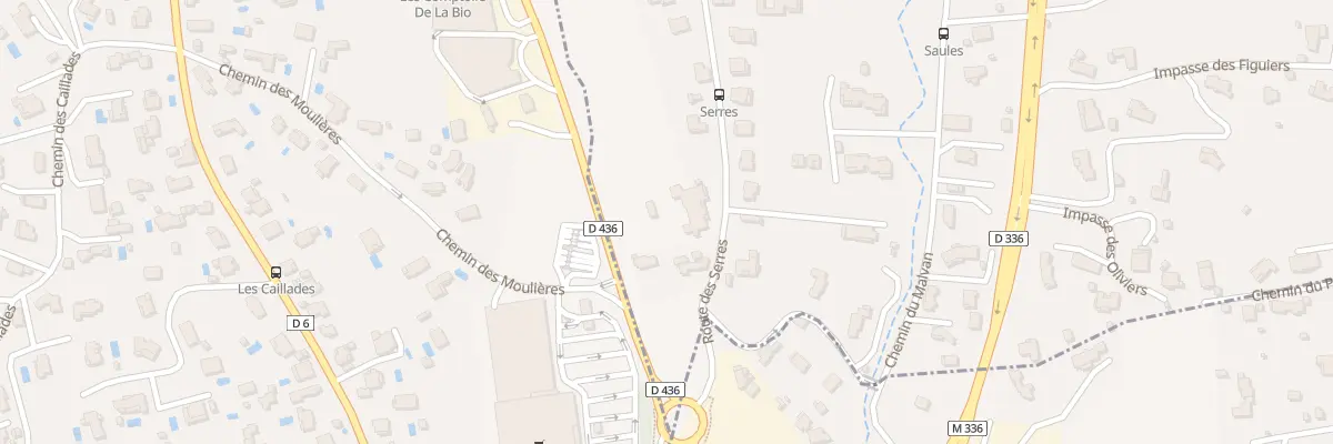 Plan du 3314 Rte des Serres à Saint-Paul-de-Vence