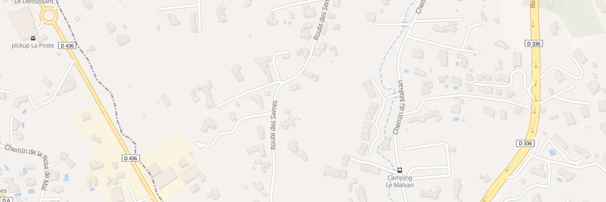 Plan du 2627 Rte des Serres à Saint-Paul-de-Vence