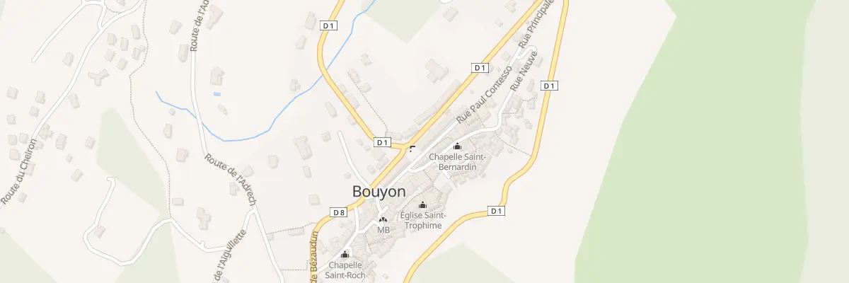 Plan du 1 Rue Principale à Bouyon