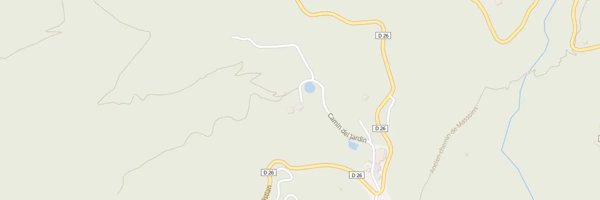 Plan du 5099 La Costa à Massoins
