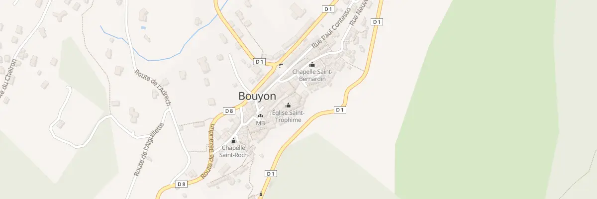 Plan du 10 Rue des Remparts à Bouyon