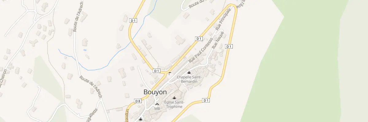 Plan du 5B Rue Paul Contesso à Bouyon