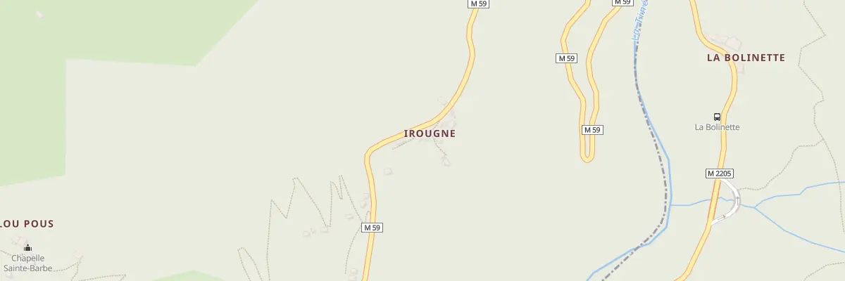 Plan du 5069 Irogna à Ilonse