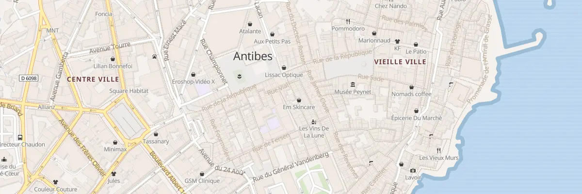 Plan du 15A Rue du Marc à Antibes