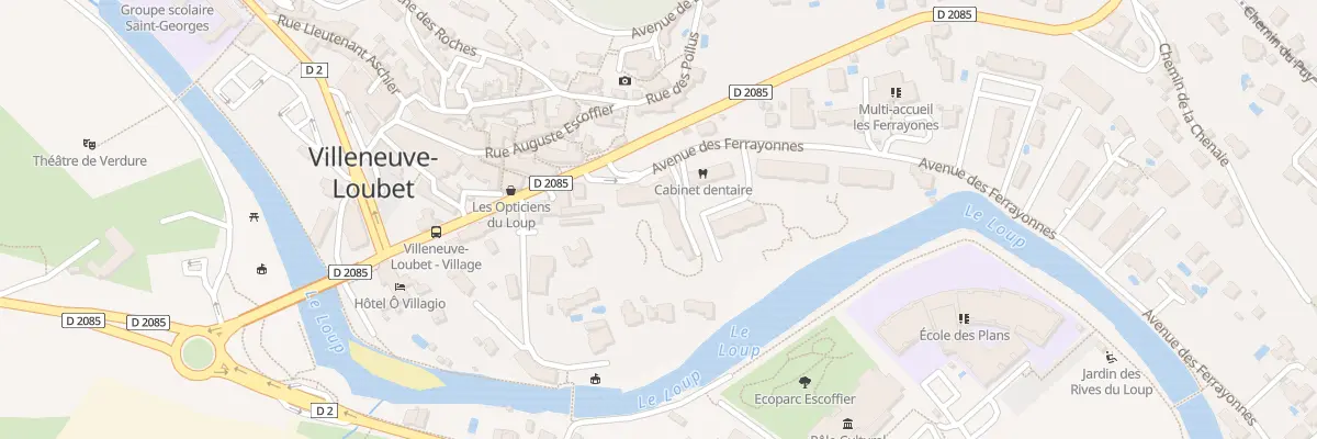 Plan du 88 Av des Ferrayonnes à Villeneuve-Loubet