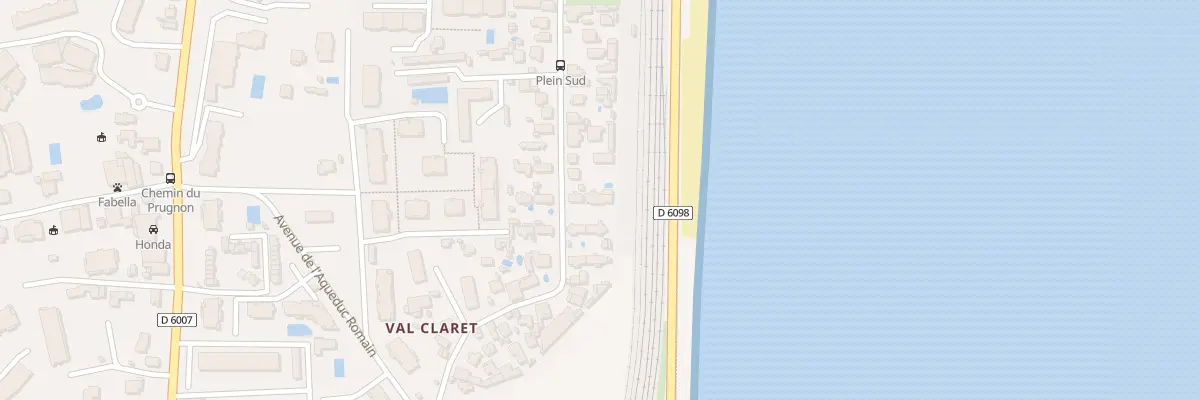 Plan du 33 Bd du Val Claret à Antibes