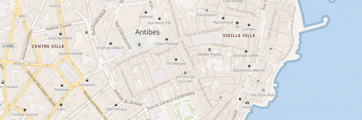 Plan du 17 Rue Paul Bourgarel à Antibes