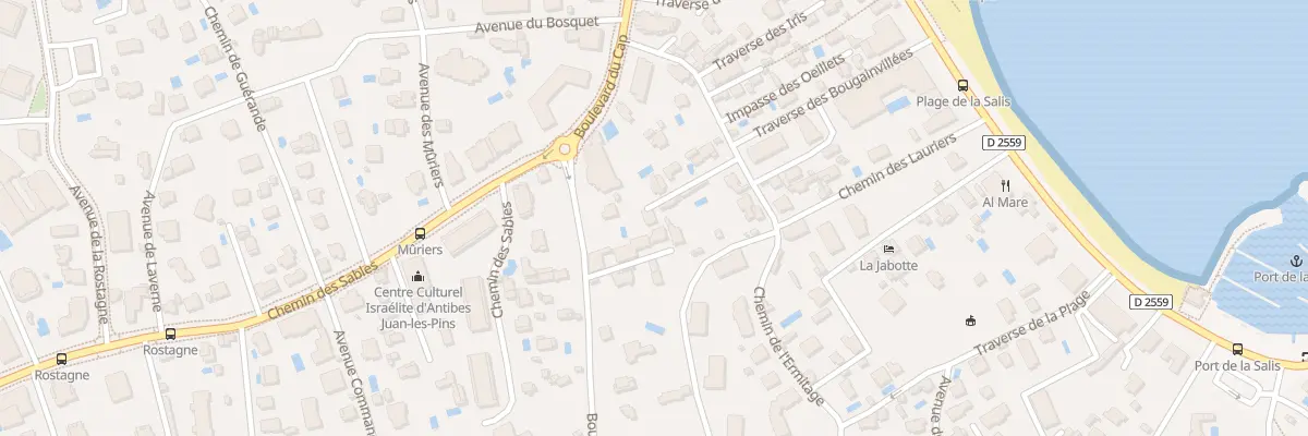Plan du 16 Che de l’Ermitage à Antibes