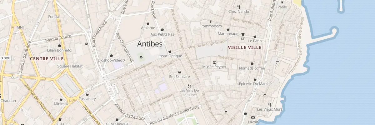 Plan du 32 Rue Paul Bourgarel à Antibes