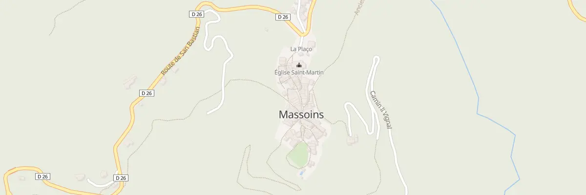 Plan du 5053 Le Village à Massoins