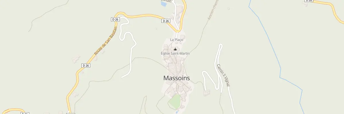 Plan du 5007 Le Village à Massoins