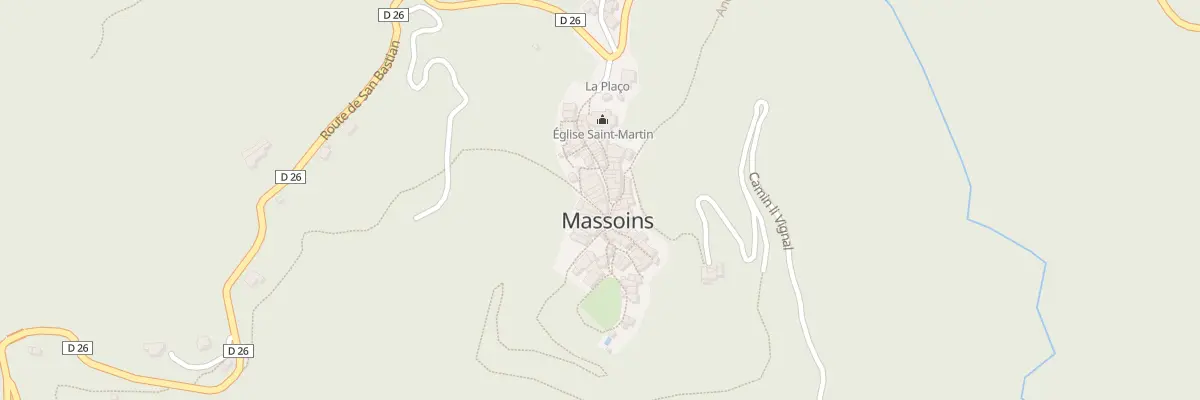 Plan du 5048 Le Village à Massoins