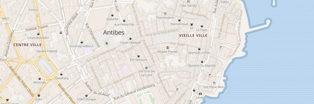 Plan du 7 Rue du Petit Four à Antibes