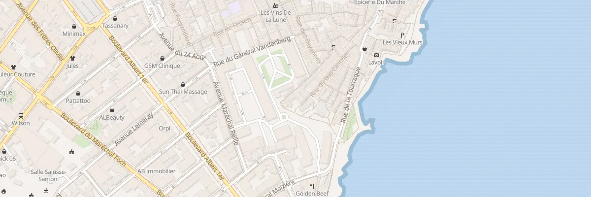 Plan du 12 Rue du Haut Castelet à Antibes