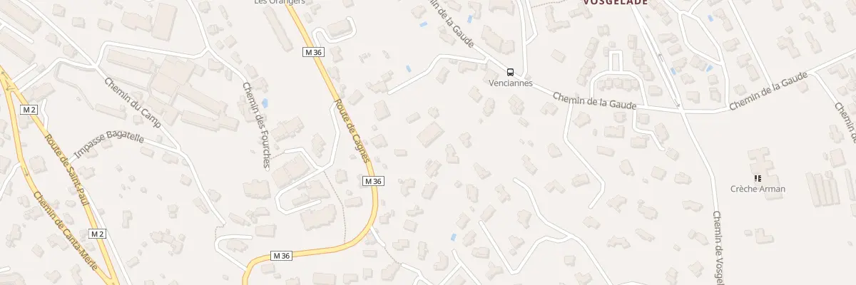 Plan du 559 Rte de Cagnes à Vence
