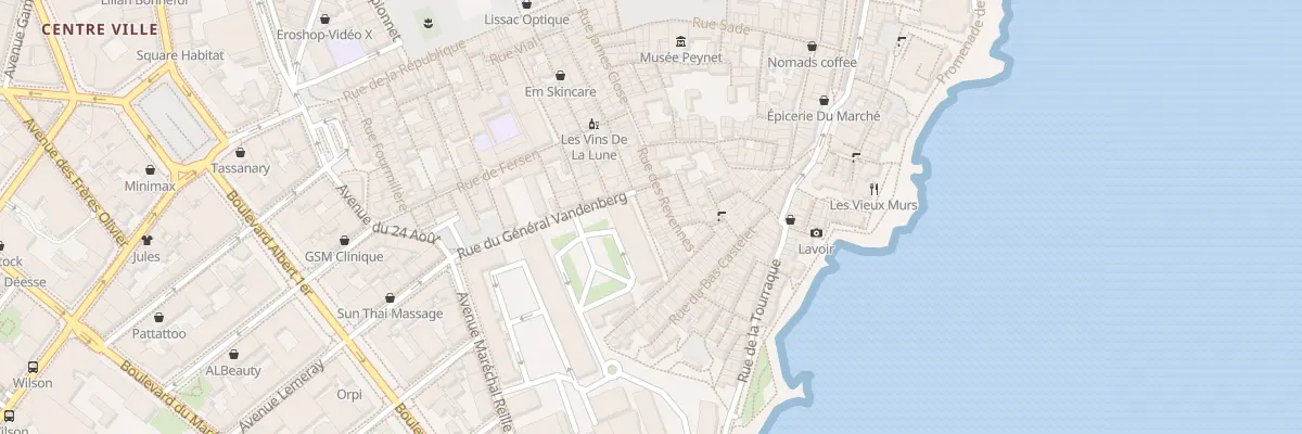 Plan du 12 Rue du Cannet à Antibes