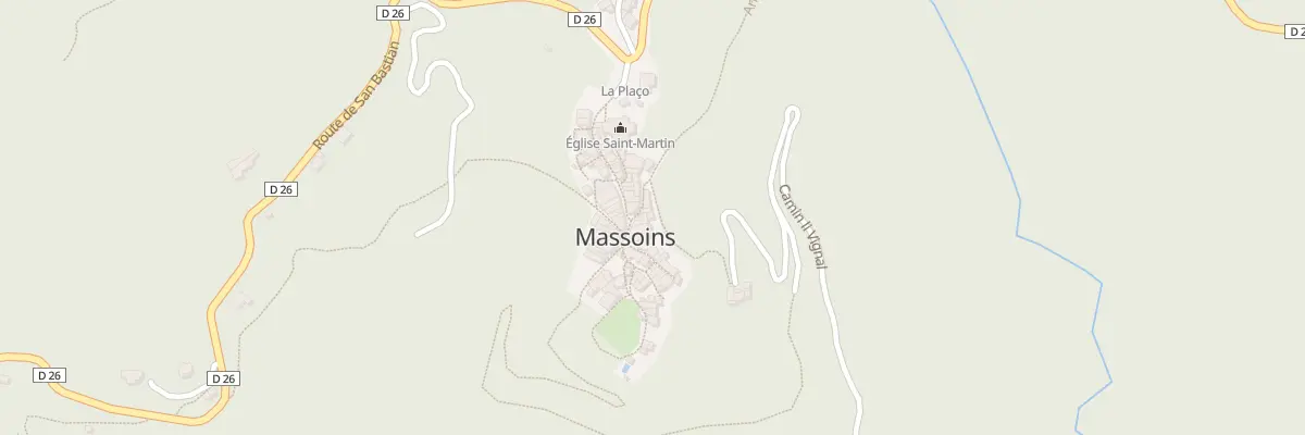 Plan du 5017 Le Village à Massoins