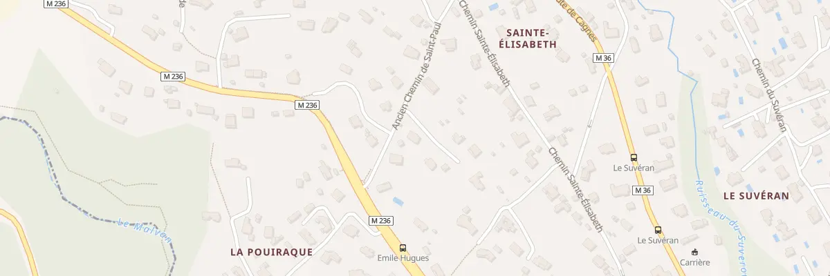 Plan du 1571 Ancien Che de Saint Paul à Vence