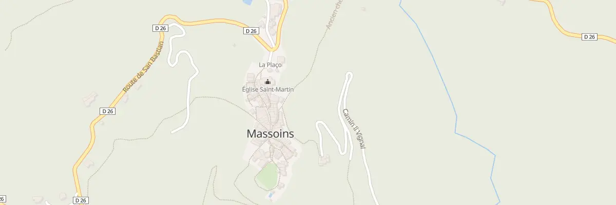 Plan du 5101 Clous à Massoins
