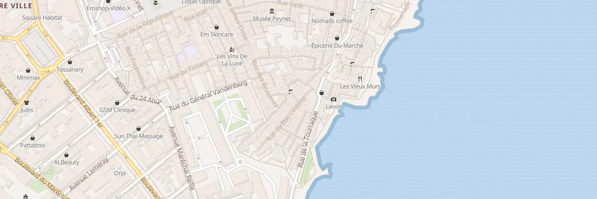 Plan du 2 Rue des Paveurs à Antibes