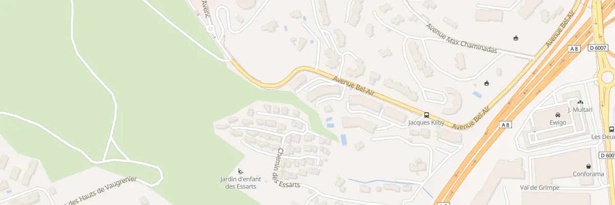 Plan du 521 Av Bel Air à Villeneuve-Loubet