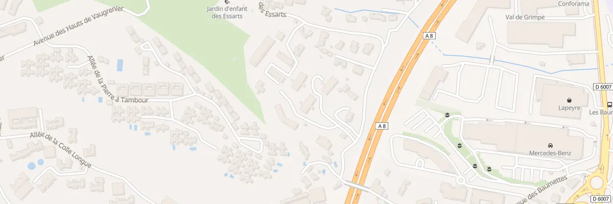Plan du 69 All des Essarts à Villeneuve-Loubet