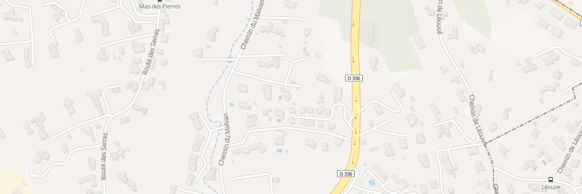 Plan du 854 Che du Malvan à Saint-Paul-de-Vence
