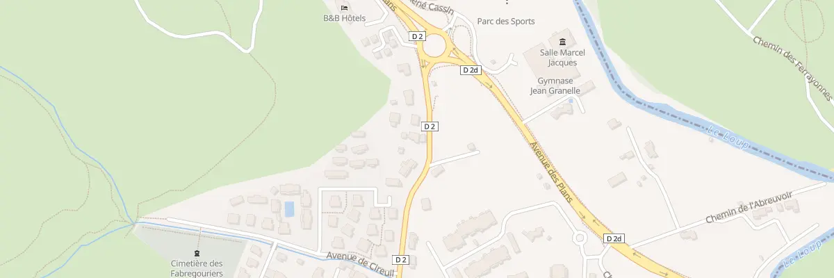 Plan du 170 Av du Loubet à Villeneuve-Loubet