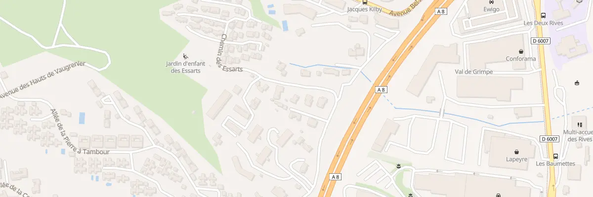 Plan du 321 All des Essarts à Villeneuve-Loubet
