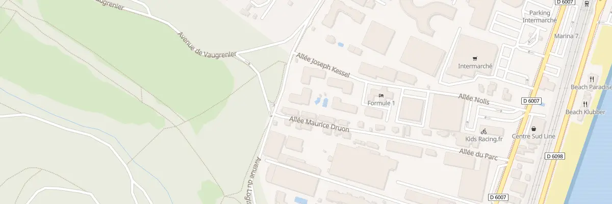 Plan du 16 All Joseph Kessel à Villeneuve-Loubet